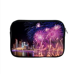 Singapore New Years Eve Holiday Fireworks City At Night Apple MacBook Pro 15  Zipper Case