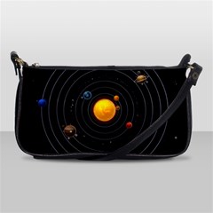 Solar System Shoulder Clutch Bags by Sapixe