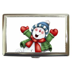 Snowman With Scarf Cigarette Money Cases by Sapixe