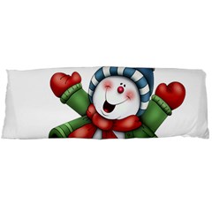 Snowman With Scarf Body Pillow Case (dakimakura) by Sapixe