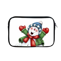 Snowman With Scarf Apple Macbook Pro 13  Zipper Case by Sapixe