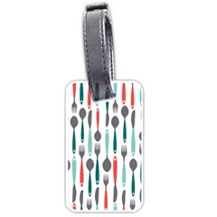 Spoon Fork Knife Pattern Luggage Tags (one Side)  by Sapixe