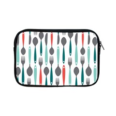 Spoon Fork Knife Pattern Apple Ipad Mini Zipper Cases by Sapixe