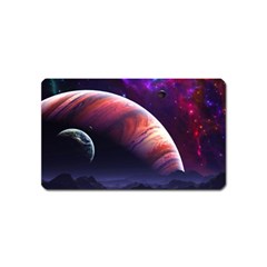 Space Art Nebula Magnet (name Card) by Sapixe