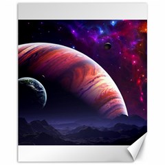 Space Art Nebula Canvas 11  X 14   by Sapixe