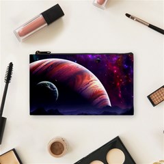 Space Art Nebula Cosmetic Bag (small)  by Sapixe