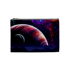 Space Art Nebula Cosmetic Bag (medium)  by Sapixe