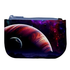 Space Art Nebula Large Coin Purse by Sapixe