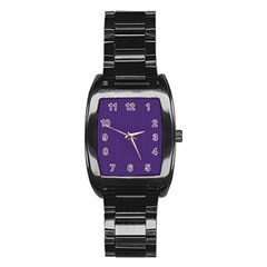 Cosmic Flowers Tiles Stainless Steel Barrel Watch by jumpercat