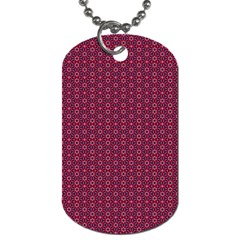 Ethnic Delicate Tiles Dog Tag (one Side) by jumpercat