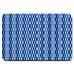 Star Flower Tiles Large Doormat  by jumpercat