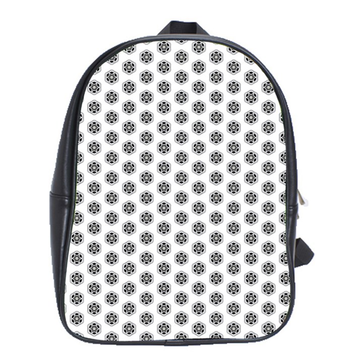 Abstract Pattern School Bag (XL)