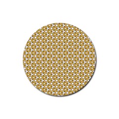 Abstract Shapes 2 Rubber Round Coaster (4 Pack)  by jumpercat