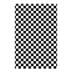 Checker Black And White Shower Curtain 48  X 72  (small)  by jumpercat