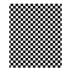 Checker Black And White Shower Curtain 60  X 72  (medium)  by jumpercat