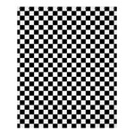 Checker Black and White Shower Curtain 60  x 72  (Medium)  60 x72  Curtain