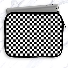 Checker Black And White Apple Ipad 2/3/4 Zipper Cases by jumpercat