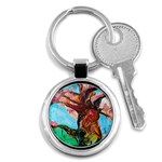 Big Coral Tree Key Chains (Round)  Front