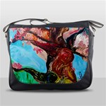 Big Coral Tree Messenger Bags Front