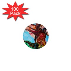 Big Coral Tree 1  Mini Buttons (100 Pack)  by bestdesignintheworld