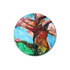 Big Coral Tree Magnet 3  (round) by bestdesignintheworld