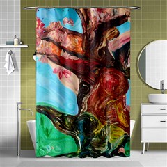 Big Coral Tree Shower Curtain 48  X 72  (small)  by bestdesignintheworld