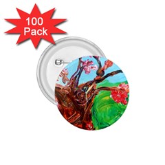 Coral Tree Blooming 1 75  Buttons (100 Pack)  by bestdesignintheworld