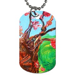 Coral Tree Blooming Dog Tag (two Sides) by bestdesignintheworld