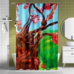 Coral Tree Blooming Shower Curtain 48  x 72  (Small)  Curtain(48  X 72 ) - 42.18 x64.8  Curtain(48  X 72 )