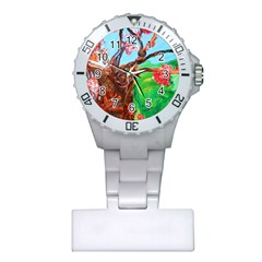 Coral Tree Blooming Plastic Nurses Watch by bestdesignintheworld