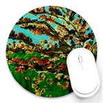 Coral Tree 1 Round Mousepads Front