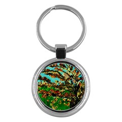 Coral Tree 1 Key Chains (round)  by bestdesignintheworld