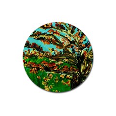 Coral Tree 1 Magnet 3  (round) by bestdesignintheworld