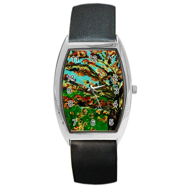 Coral Tree 1 Barrel Style Metal Watch