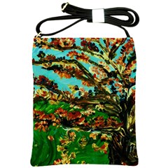 Coral Tree 1 Shoulder Sling Bags by bestdesignintheworld