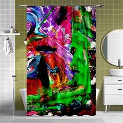 Triplets-1 Shower Curtain 48  X 72  (small)  by bestdesignintheworld