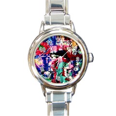 Combat Trans 2 Round Italian Charm Watch