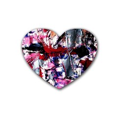 Combat Trans 3 Heart Coaster (4 Pack)  by bestdesignintheworld