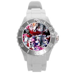 Combat Trans 3 Round Plastic Sport Watch (l) by bestdesignintheworld