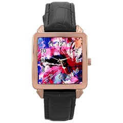 Combat Trans 7 Rose Gold Leather Watch  by bestdesignintheworld