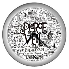 Pierce The Veil Music Band Group Fabric Art Cloth Poster Wall Clocks (Silver) 