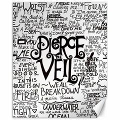 Pierce The Veil Music Band Group Fabric Art Cloth Poster Canvas 16  x 20  