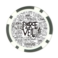 Pierce The Veil Music Band Group Fabric Art Cloth Poster Poker Chip Card Guard