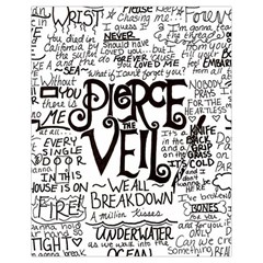 Pierce The Veil Music Band Group Fabric Art Cloth Poster Drawstring Bag (Small)