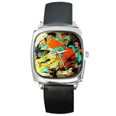 Fragrance Of Kenia 9 Square Metal Watch by bestdesignintheworld