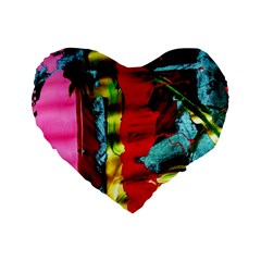 Totem 8 Standard 16  Premium Heart Shape Cushions by bestdesignintheworld