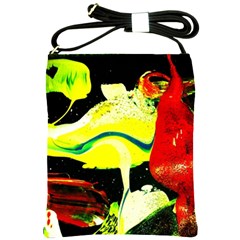 Drama 1 Shoulder Sling Bags by bestdesignintheworld