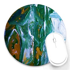 Close To Pinky,s House 6 Round Mousepads by bestdesignintheworld