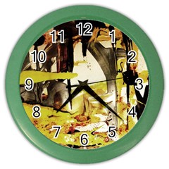 Alligator 3 Color Wall Clocks by bestdesignintheworld