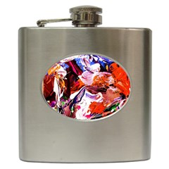 Cabin In The Mountain 2 Hip Flask (6 Oz) by bestdesignintheworld